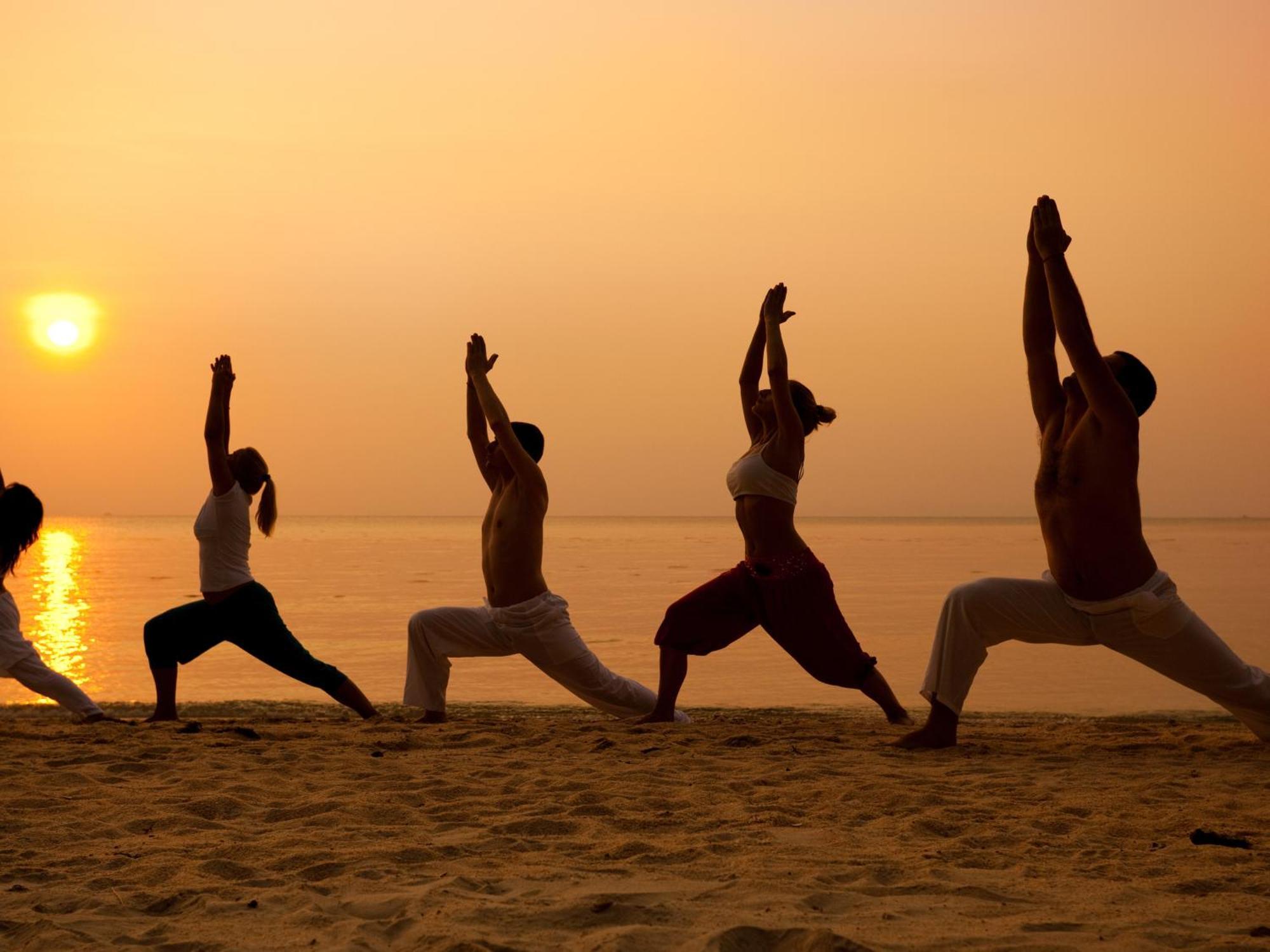 Tombo Beach Yoga E Bem-Estar Guarujá Esterno foto